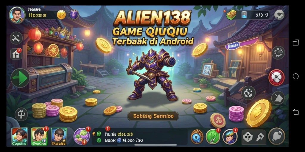 Tampilan gameplay seru dari ALIEN138 yang penuh tantangan QiuQiu.