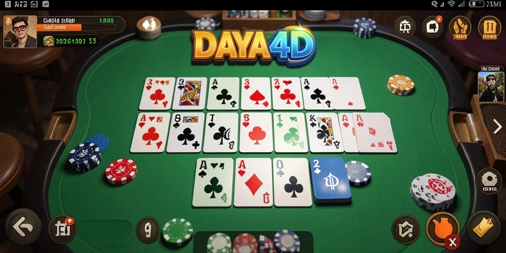 Gameplay seru Gaple di DAYA4D yang mengasyikkan.
