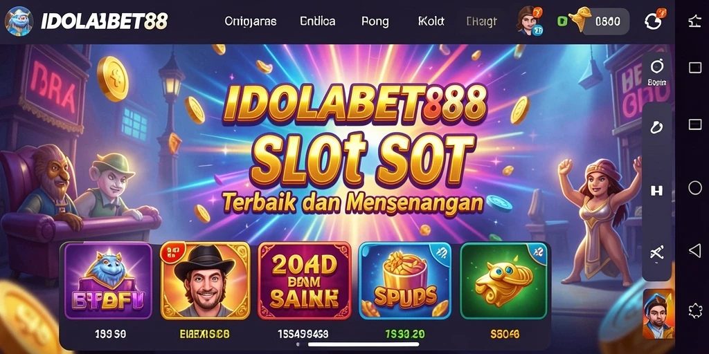 Tampilan gameplay yang mengasyikkan dalam IDOLABET88 Slot.