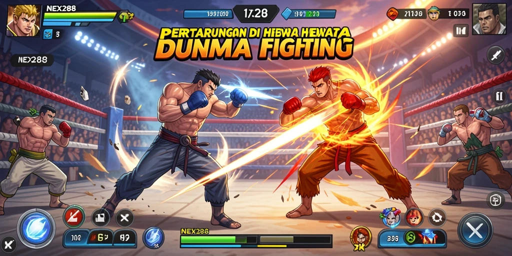 Tampilan action-packed dalam NEX288 dengan pertarungan seru.