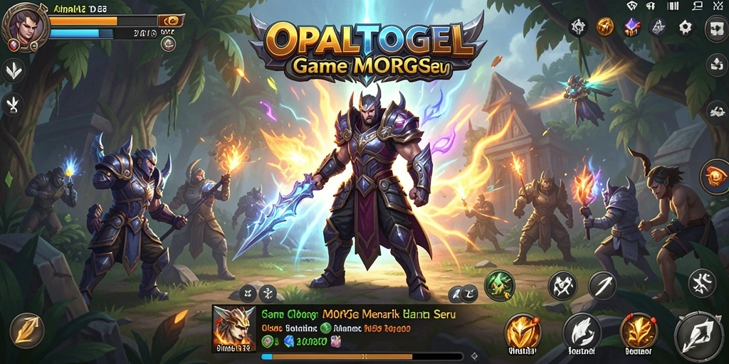 Tampilan gameplay seru dan menarik dari OPALTOGEL MMORPG.