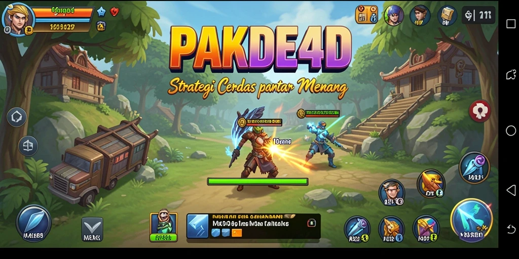 Tampilan menarik dari gameplay PAKDE4D yang penuh strategi.