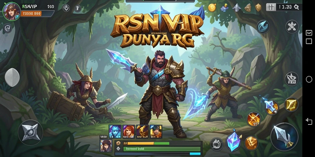 Tampilan gameplay <strong>RSNVIP</strong> yang mendebarkan dengan aksi RPG yang intens.