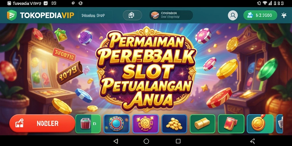 Screenshot gameplay TOKOPEDIAVIP menampilkan keseruan permainan Slot.