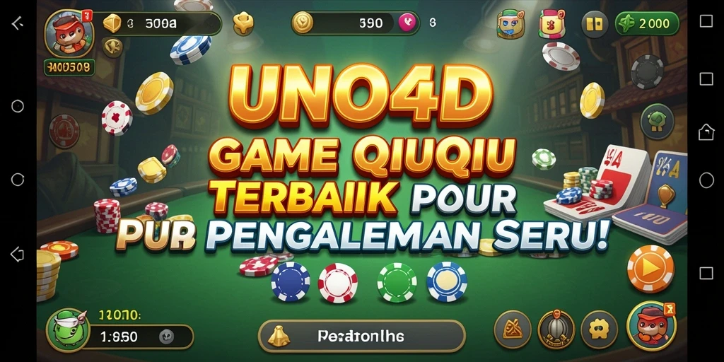 Tampilan gameplay QiuQiu yang seru dan interaktif.