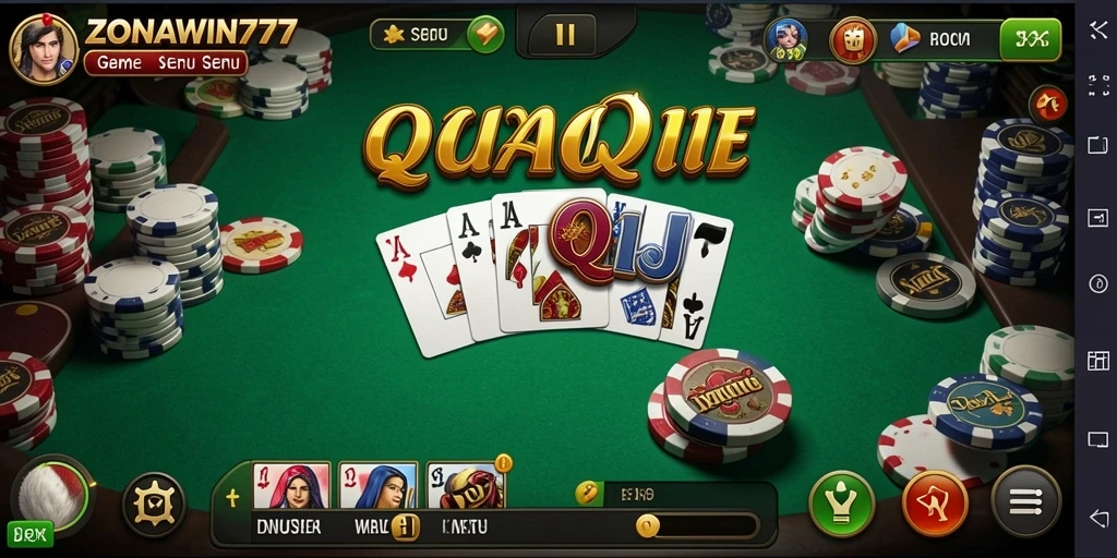 Tampilan gameplay QiuQiu yang mendebarkan di ZONAWIN777.